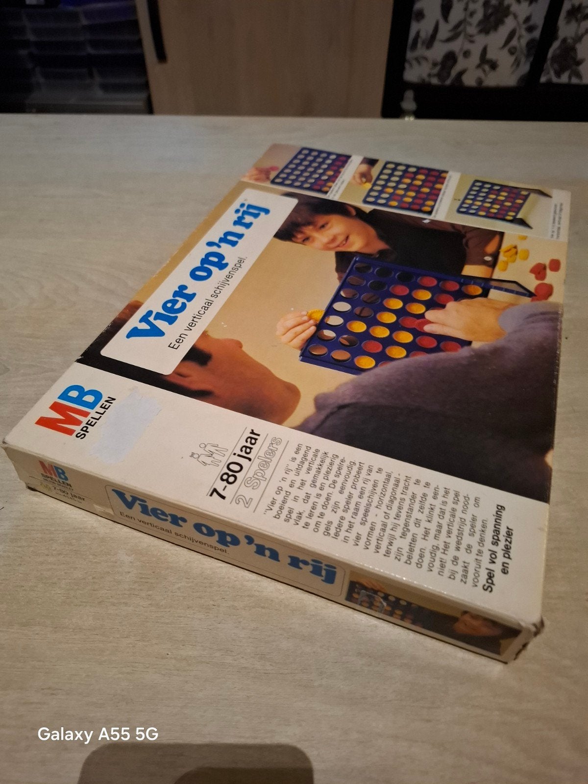Vier op 'n rij - Klassiek schijvenspel van MB Spellen, Een of twee spelers, Onbekend, raadpleeg de verpakking voor details, Ophalen of Verzenden