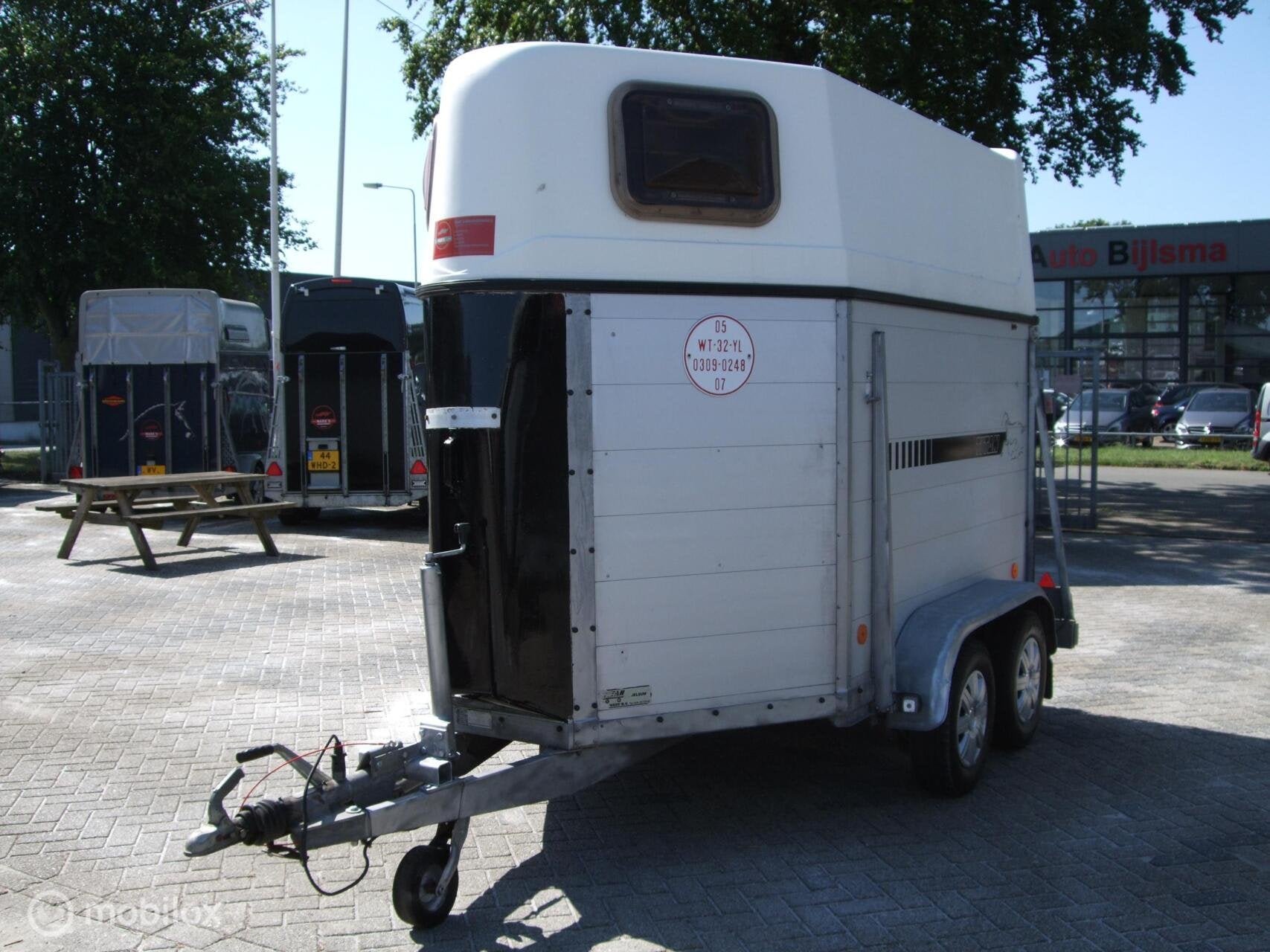 Aluminium Titan 2 paardstrailer., Gebruikt, Overige typen