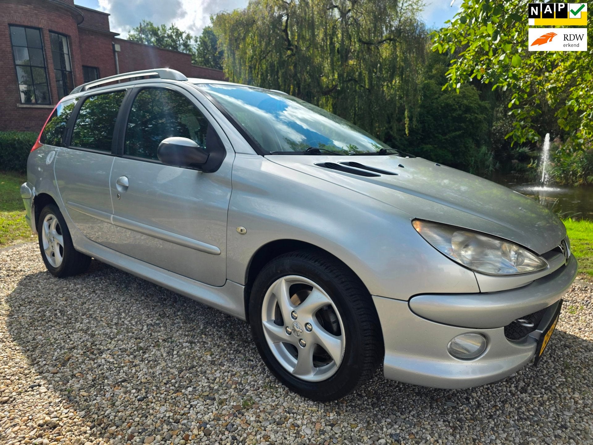 Peugeot 206 SW 1.4-16V Air-line 3 AIRCO *apk:07-2027*, Voorwielaandrijving, 15 km/l, 4 cilinders, Origineel Nederlands