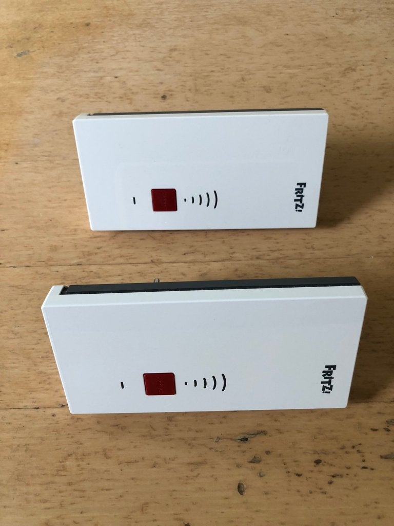 FRITZ!Repeaters WLAN 2400 Set - 2 stuks, Computers en Software, Ophalen of Verzenden, Zo goed als nieuw, AVM FRITZ!