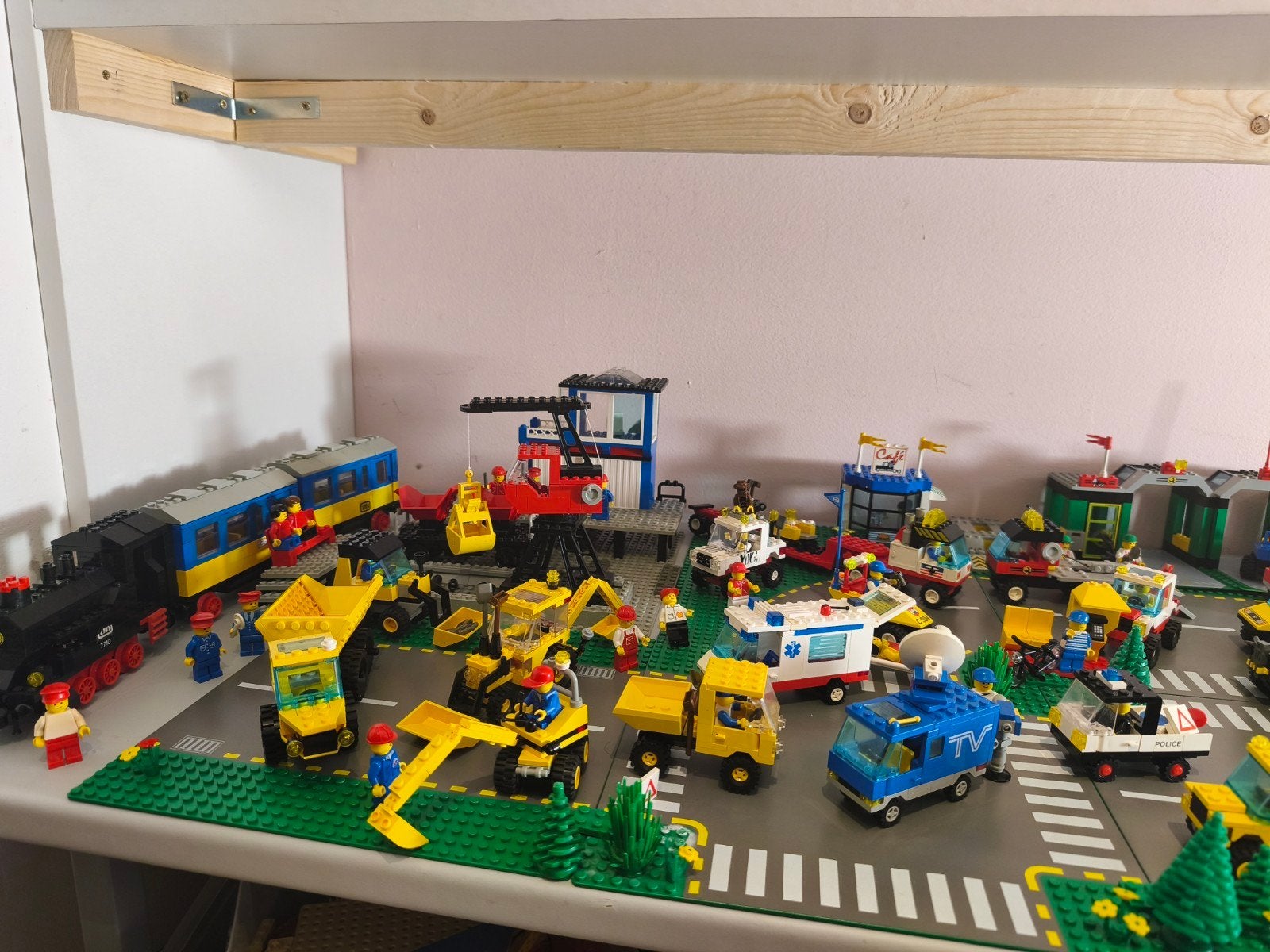 grote partij lego complete vintage stad, Lego, Ophalen of Verzenden, Compleet, City