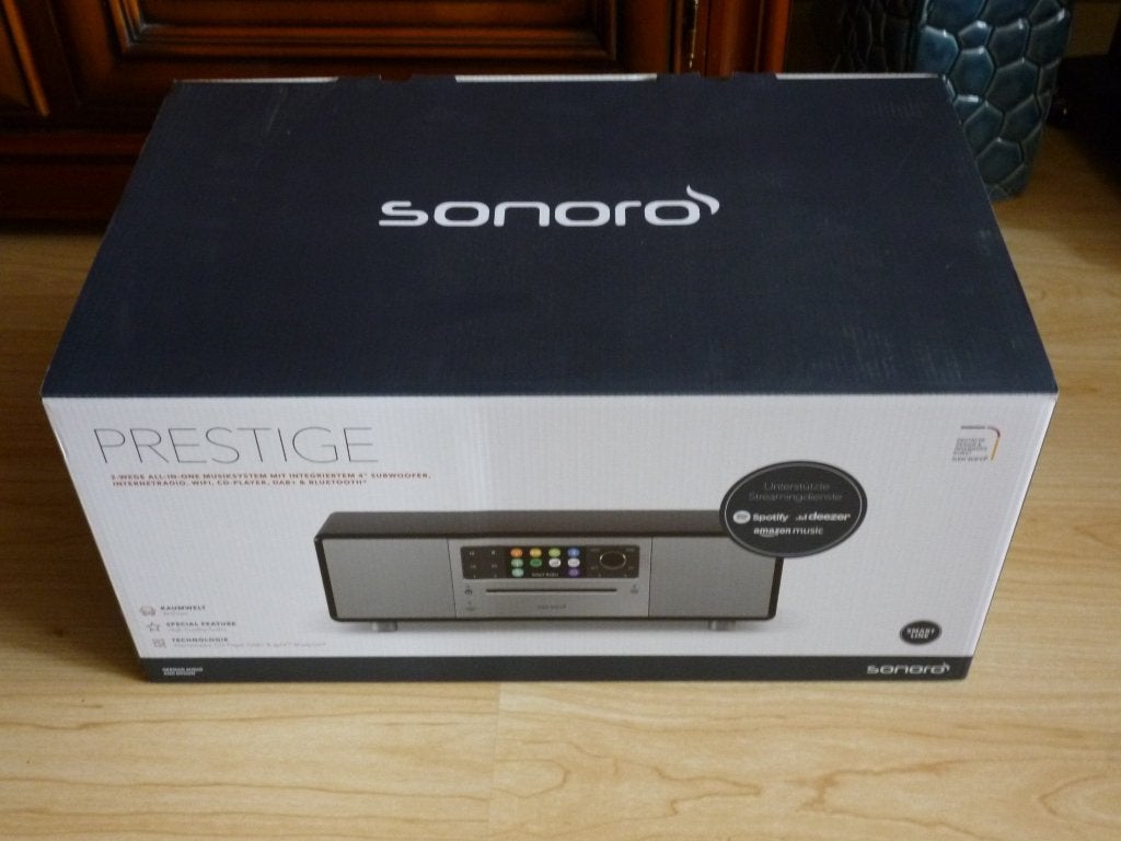 radio sonoro met cd speler prestige graphite NIEUW, Overige merken, MP3-aansluiting, Nieuw, Tuner of Radio