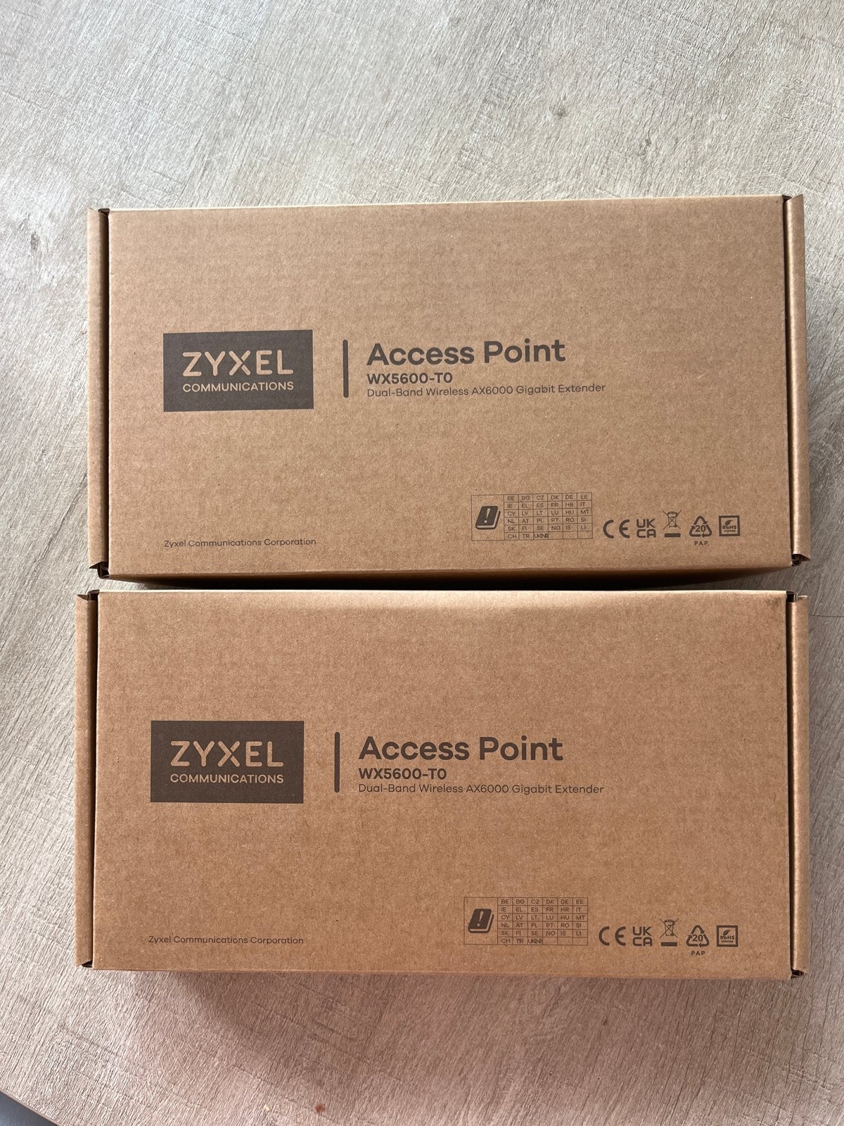 2x Zyxel WX5600-T0 WiFi Versterker / Access Point Nieuw, Computers en Software, Ophalen of Verzenden, Nieuw