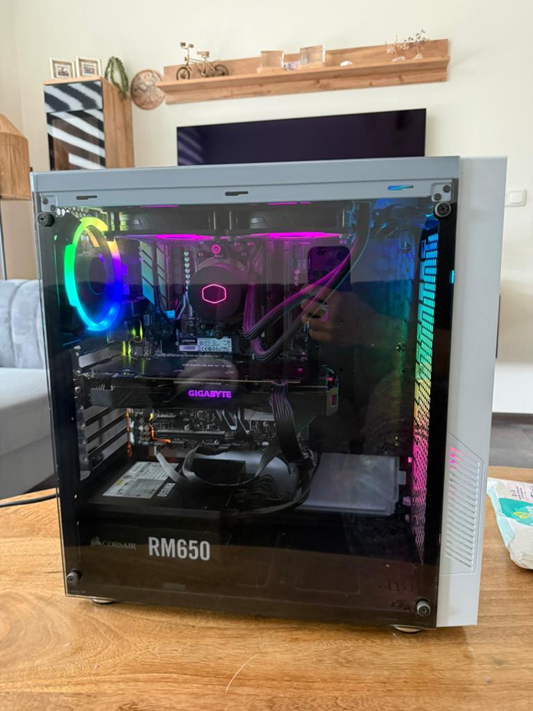 Gaming PC - AMD Ryzen 7 5700X, RTX 1070 Ti., Computers en Software, Desktop Pc's, Gebruikt, 3 tot 4 Ghz, SSD, 16 GB, Met videokaart