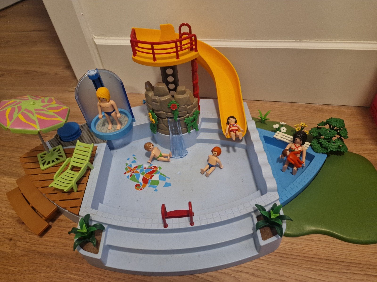 Playmobil Zwembad, Ophalen, Gebouw, Complete set, Zo goed als nieuw