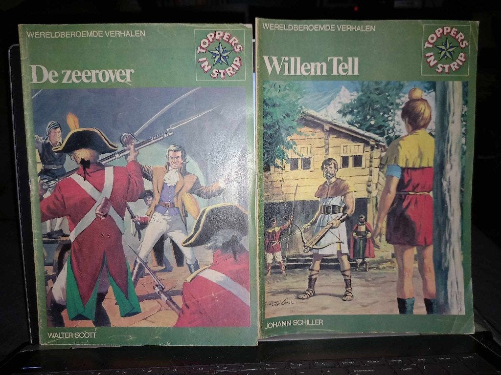 55x Toppers strip Wereldberoemde verhalen 20 euro weg is weg, Boeken, Meerdere stripboeken, Ophalen of Verzenden, Gelezen