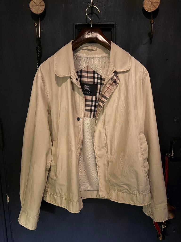 Zomerjas Burberry (origineel), Ophalen of Verzenden, Zo goed als nieuw, Maat 48/50 (M), Beige