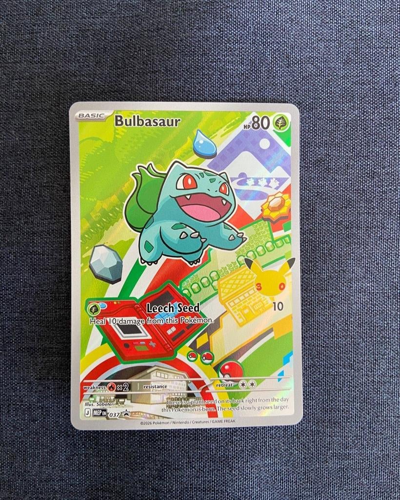 Bulbasaur 037, Hobby en Vrije tijd, Verzamelkaartspellen | Pokémon, Ophalen of Verzenden