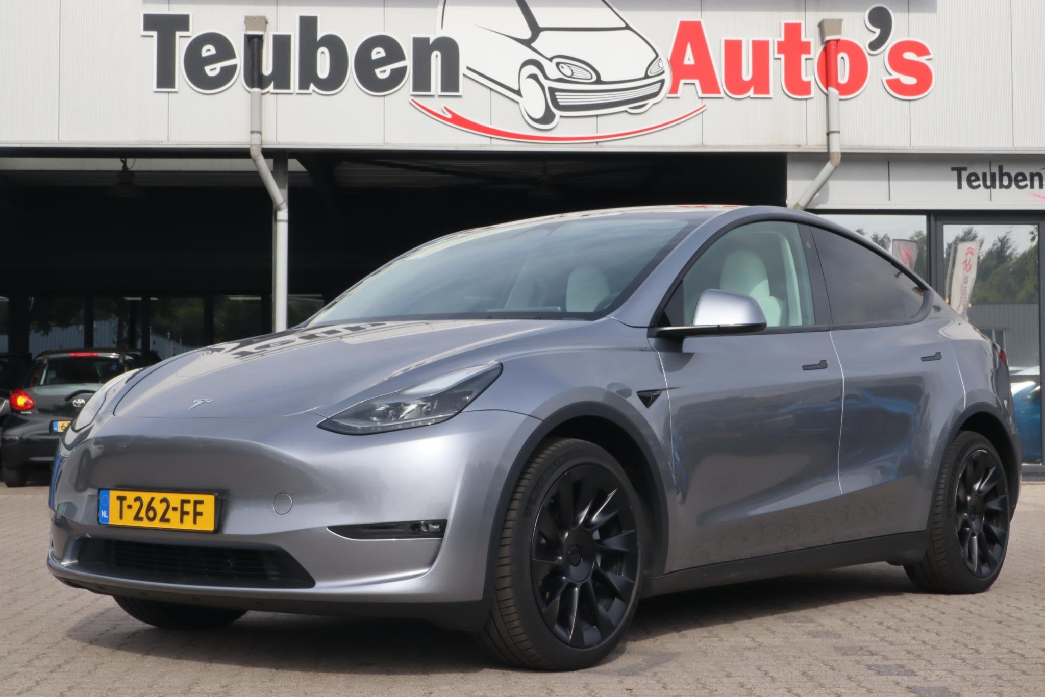 Tesla Model Y Long Range AWD 75 kWh | SOH 95% | Full Self-Dr, Auto's, Tesla, Stof, Gebruikt, 495 min, Navigatiesysteem
