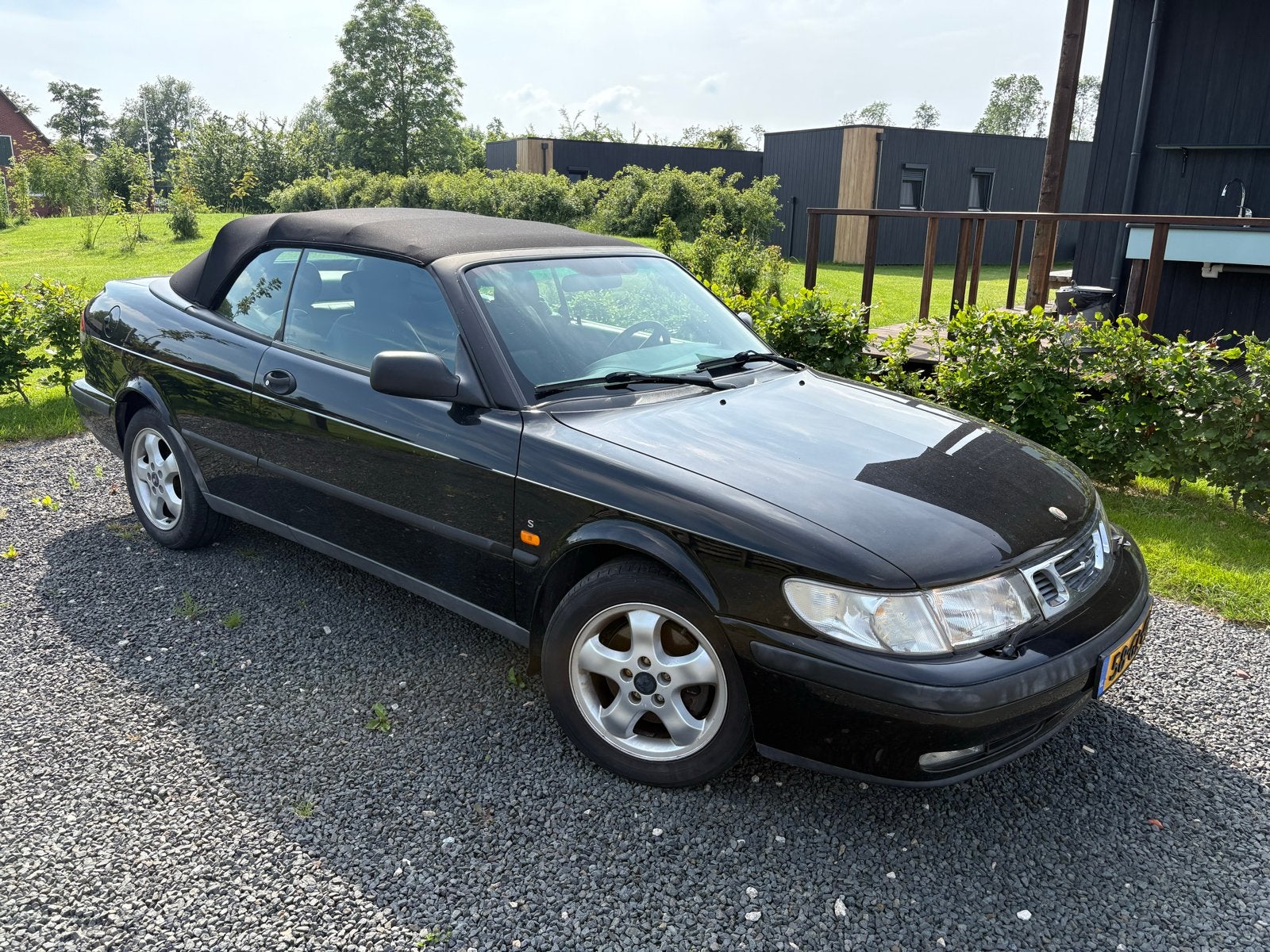 Saab 9-3 2.0 T Cabrio 2001 nieuwe kap!, Auto's, 730 kg, 4 cilinders, Cabriolet, 4 stoelen
