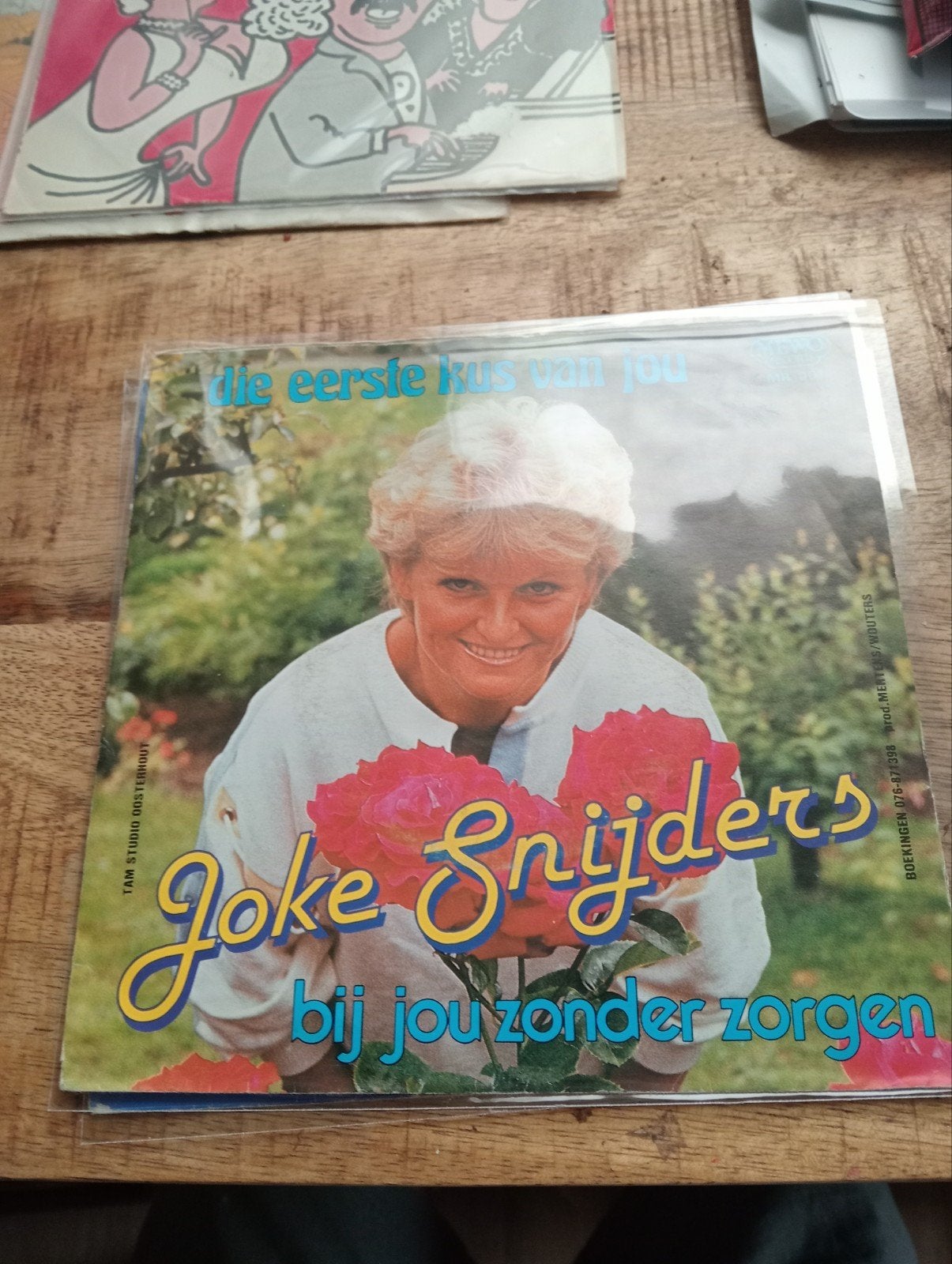 Joke Snijders - die eerste kus van jou, Cd's en Dvd's, Vinyl | Nederlandstalig, Ophalen of Verzenden, Zo goed als nieuw, Overige formaten