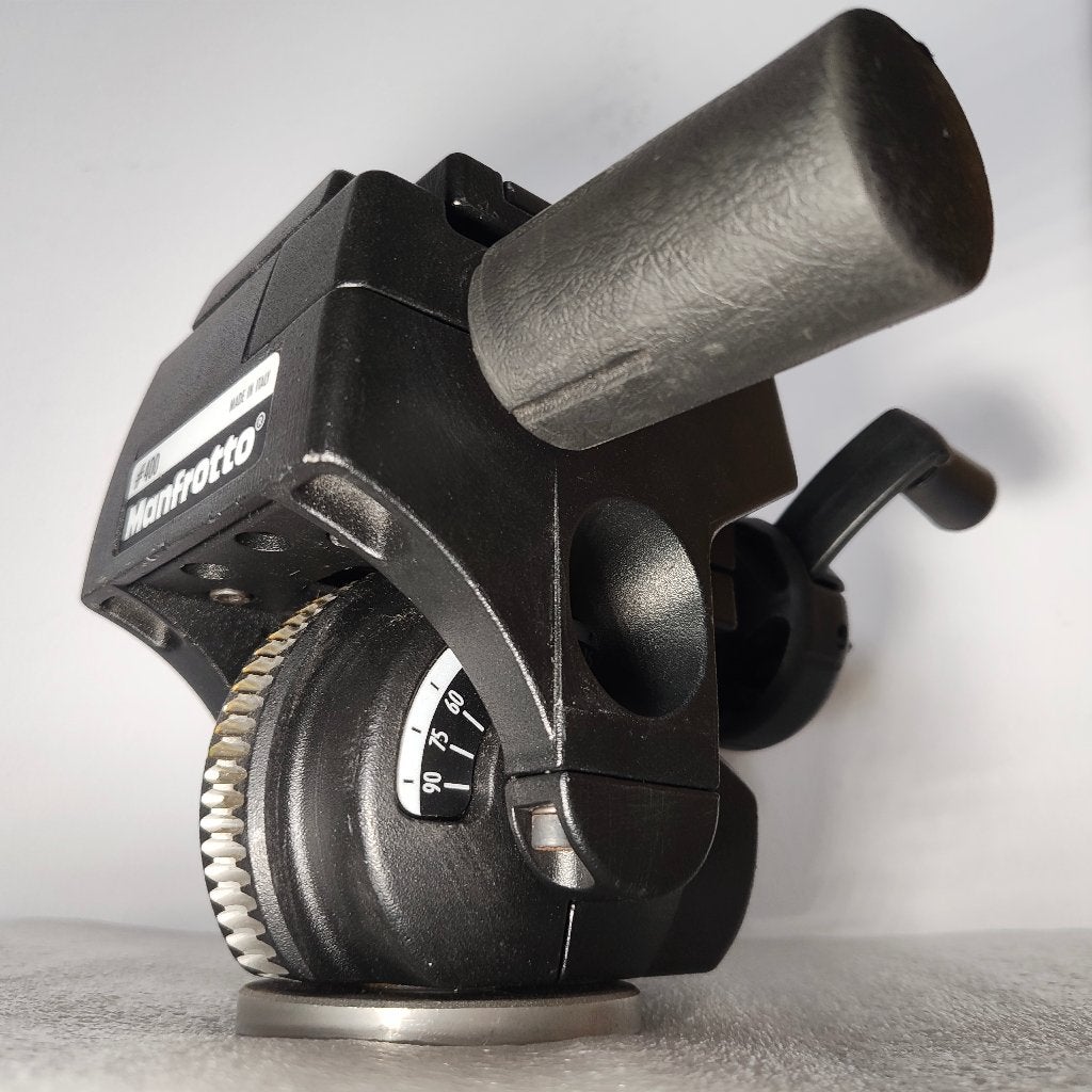 Manfrotto 400 geared head (statief kop fotografie), Gebruikt, Ophalen of Verzenden, Statiefkop, 175 cm of meer