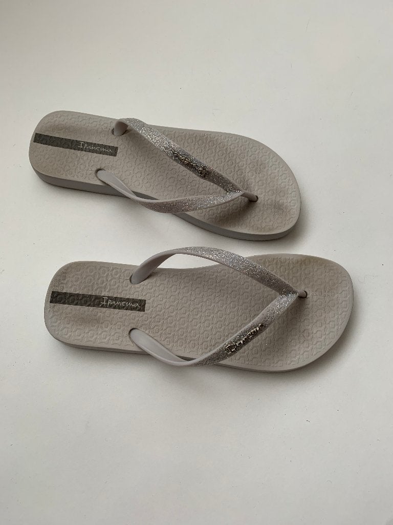 IPANEMA slippers met glitters 37, Slippers, Verzenden, Grijs, Gedragen