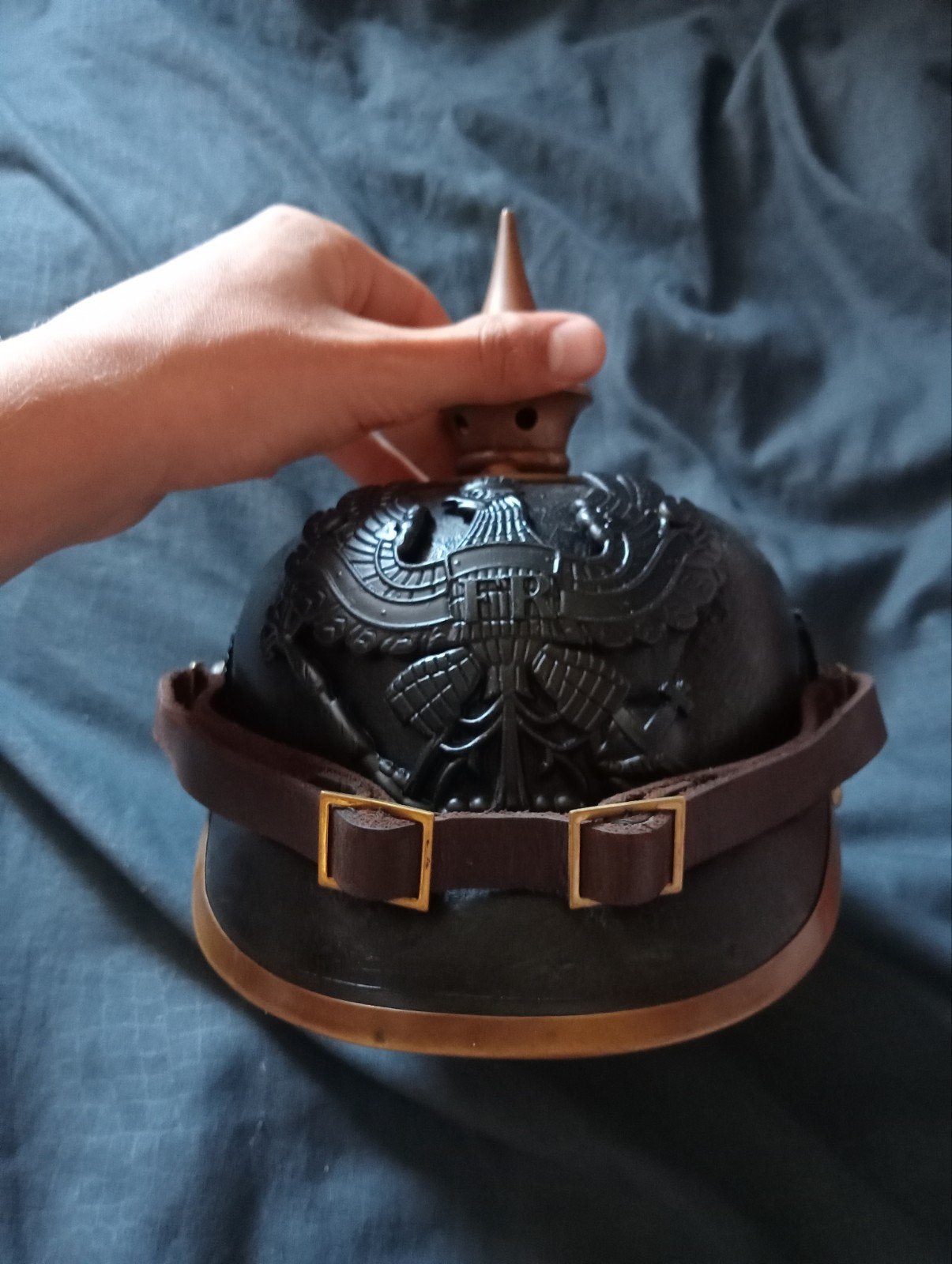 M1895 pickelhaube, Ophalen of Verzenden, Landmacht, Duitsland, Helm of Baret