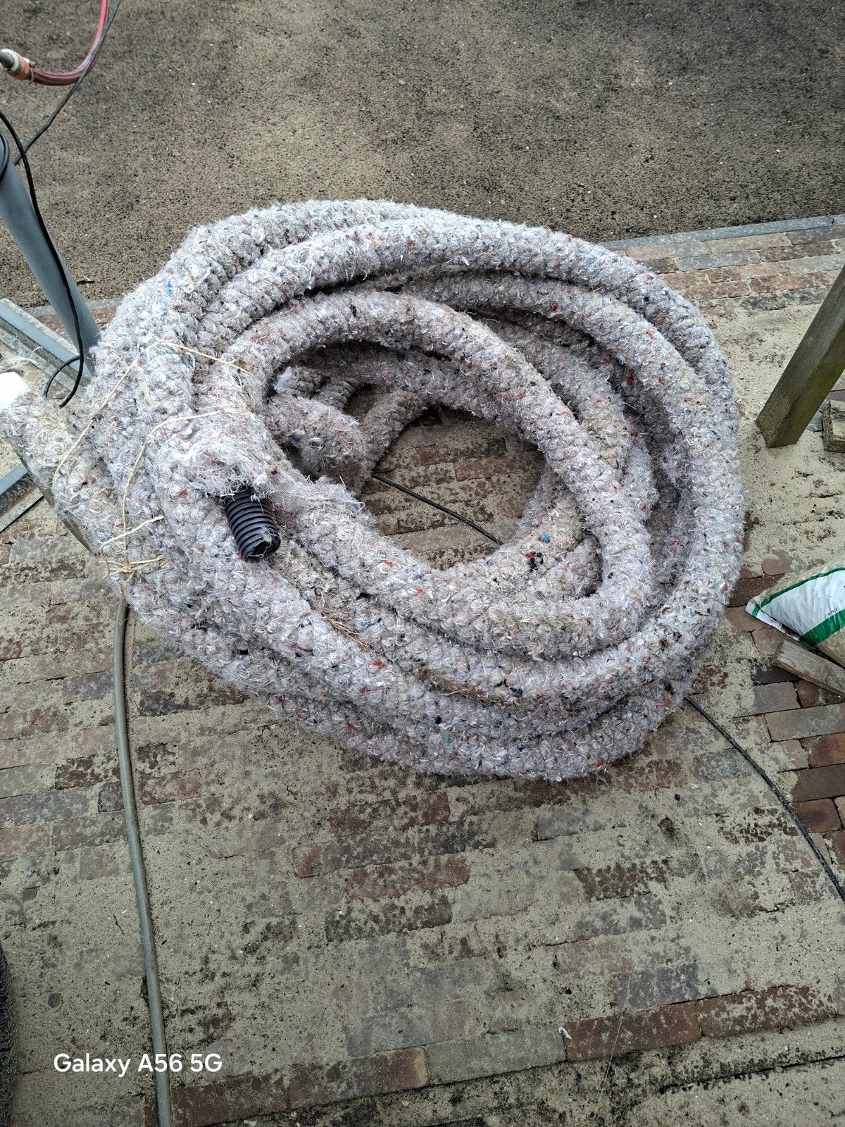 Drainagebuis met omhulling - minimaal 20 meter, Ophalen, Gebruikt, Overige materialen