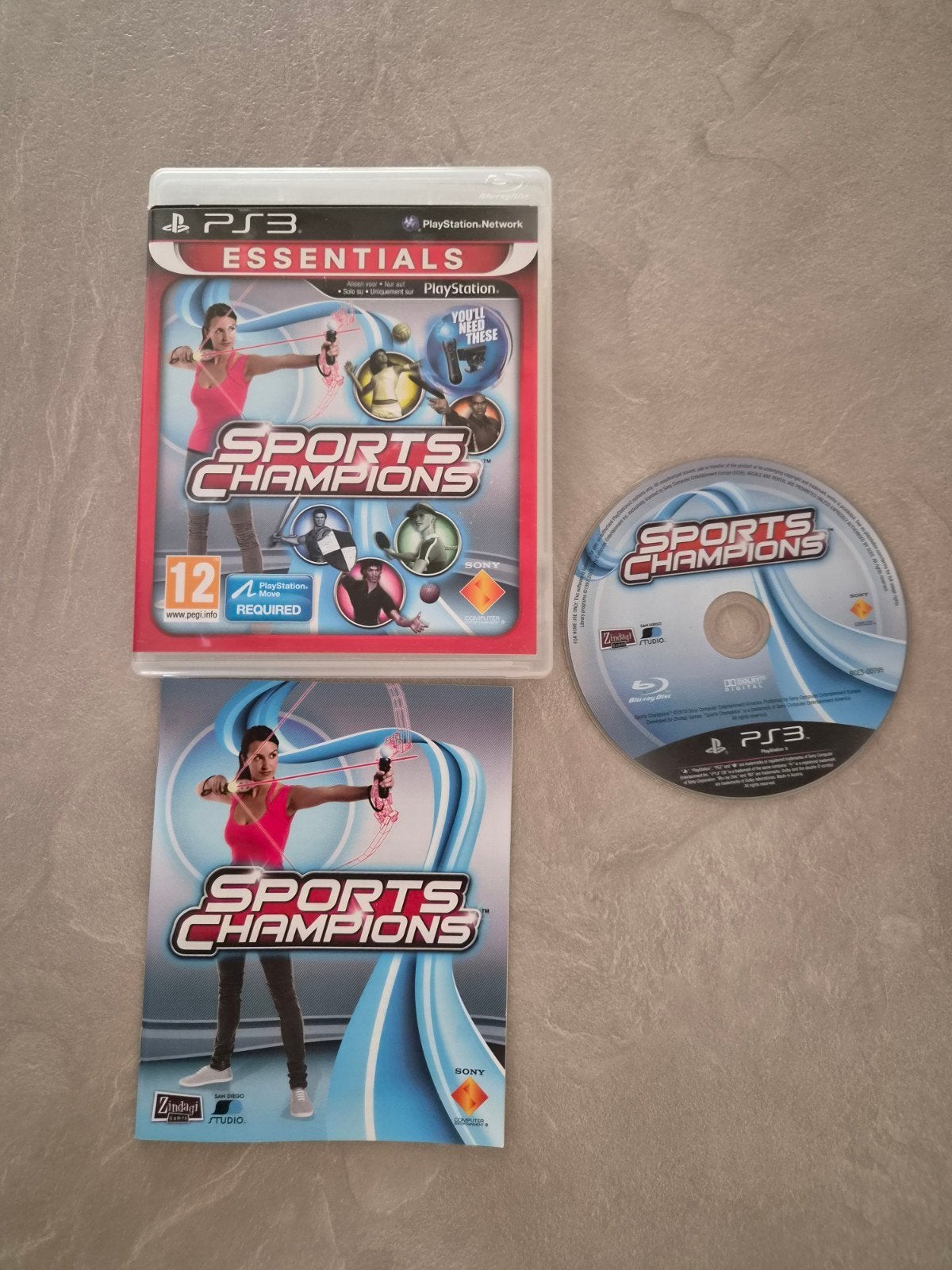 Sports Champions PS3 Essentials - Bewegingsgestuurd Sportple, Spelcomputers en Games, Ophalen of Verzenden