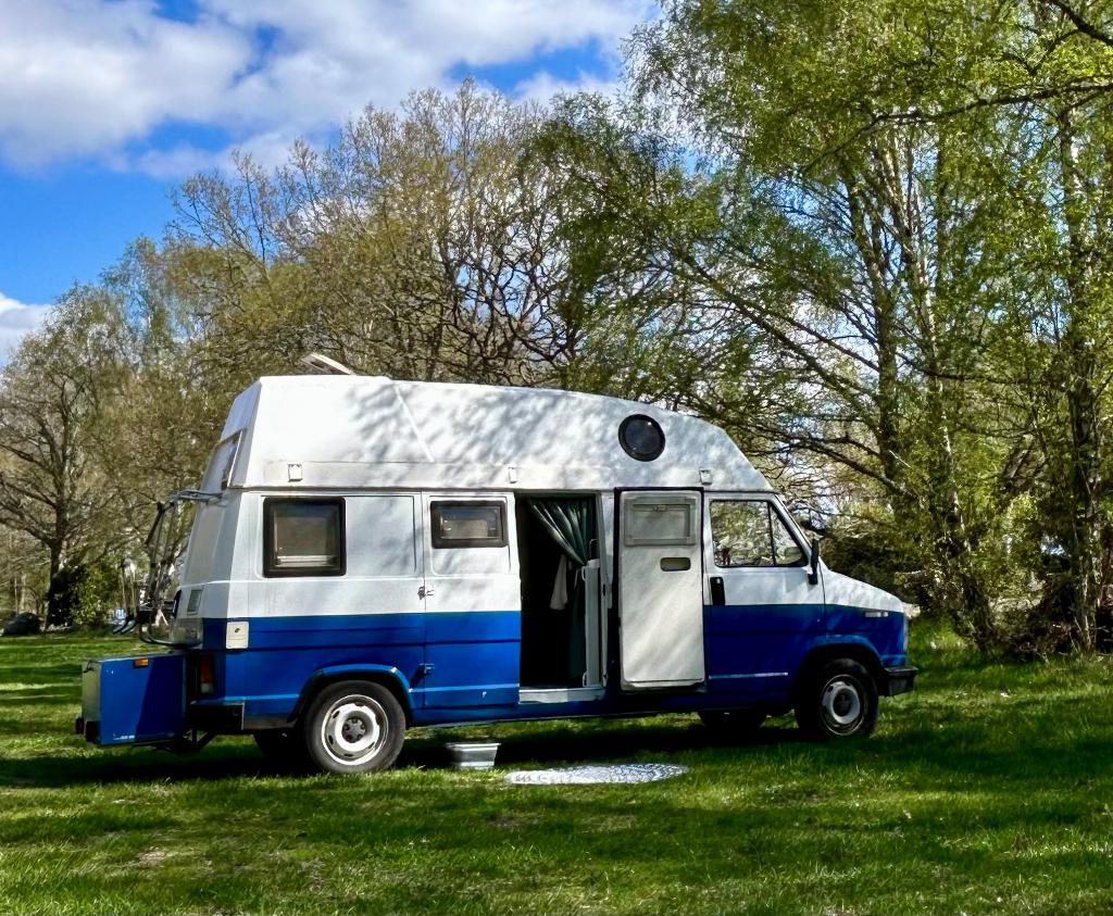 Fiat Ducato Maxi Camperbus Benzine, Caravans en Kamperen, Chemisch toilet, Buscamper of Camperbus, Reservewiel, Fiat