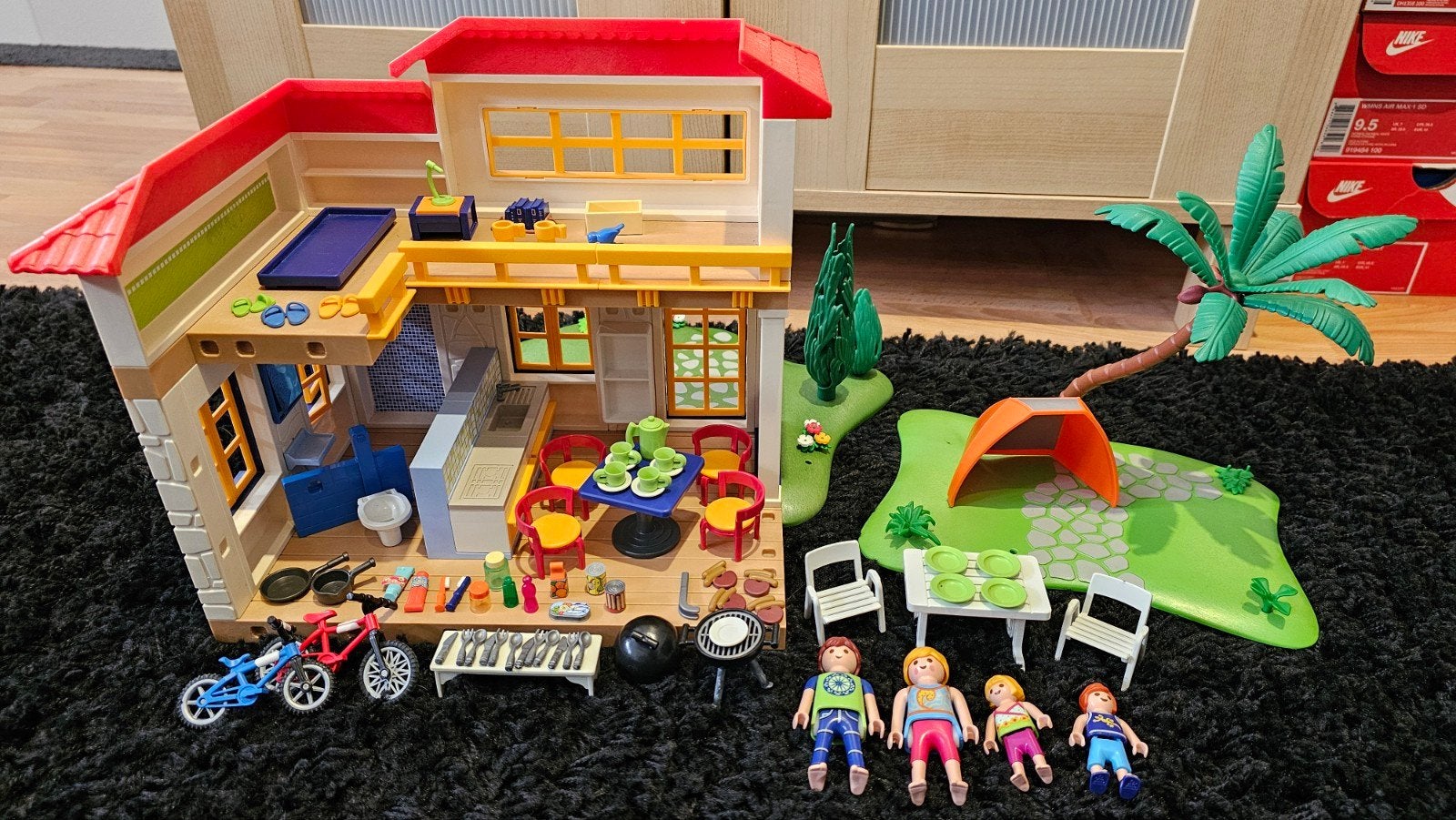 Playmobil vakantiehuis, Ophalen of Verzenden, Gebruikt, Losse onderdelen