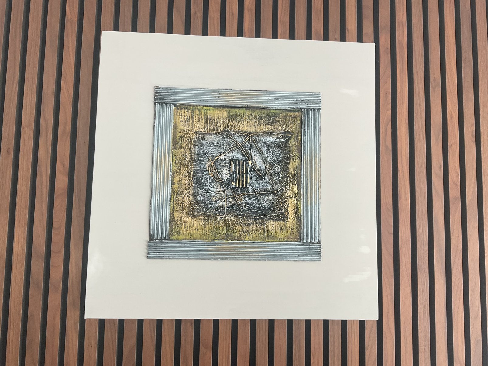 Prachtige 3D wanddecoratie(60x60cm), Antiek en Kunst, Ophalen of Verzenden
