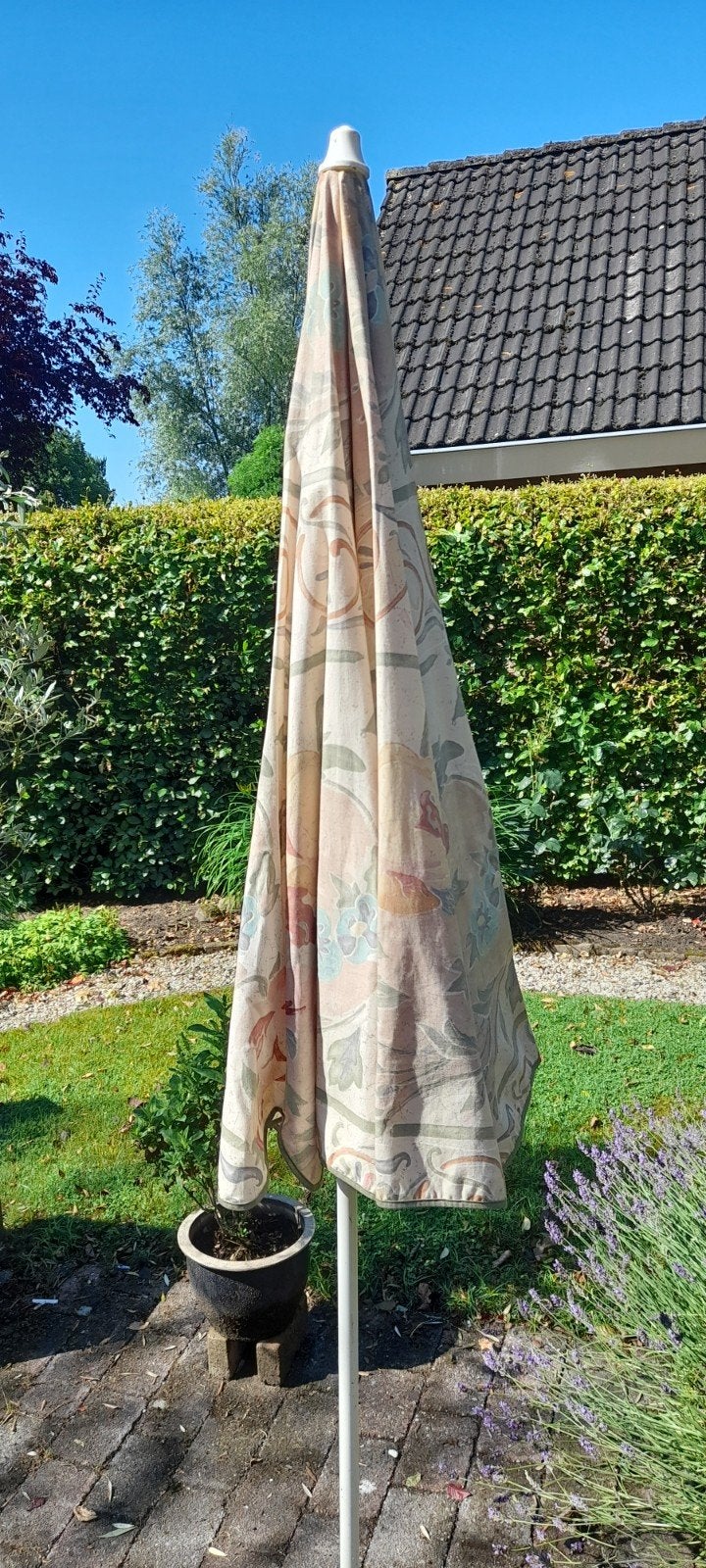 Parasol, Tuin en Terras, Parasols, Ophalen, Gebruikt, 2 tot 3 meter, Stokparasol