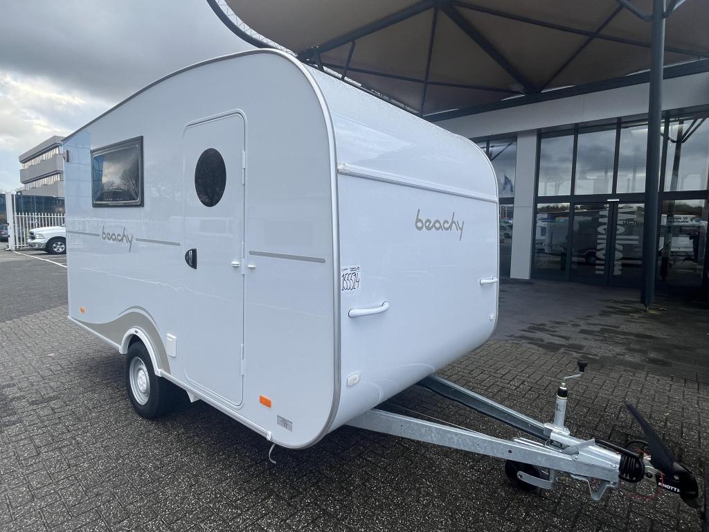Hobby Beachy 420 2024 MEGA KORTING!!!, Caravans en Kamperen, Overige typen, Standaardzit, Hobby, Tot en met 2