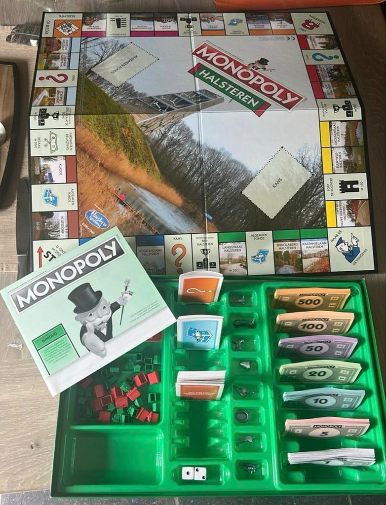 Monopoly Halsteren - Nieuwstaat, ongebruikt, Ophalen of Verzenden, Zo goed als nieuw