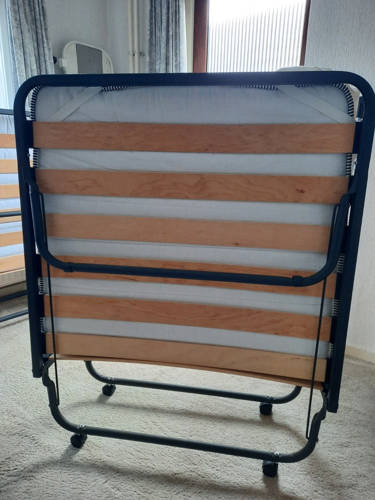 logeerbed, Ophalen, 90 cm, Eenpersoons, Zo goed als nieuw