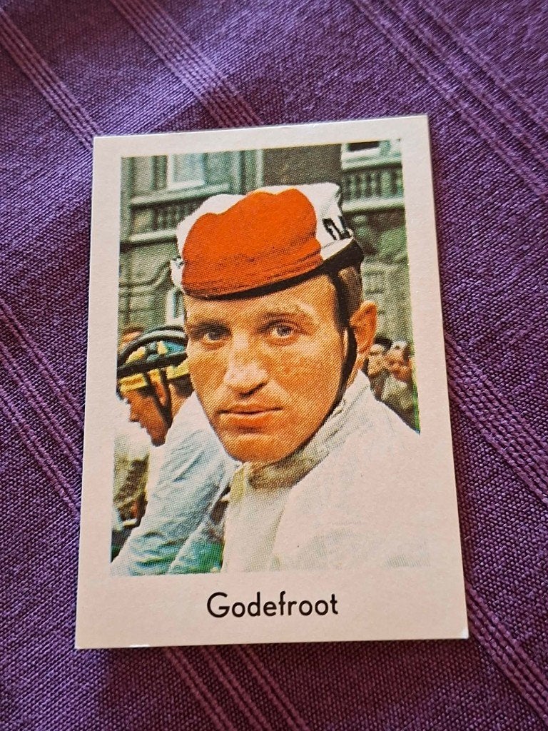 Prentje/Chromo : Walter Godefroot, Verzenden, Zo goed als nieuw, Overige sporten, Poster, Plaatje of Sticker