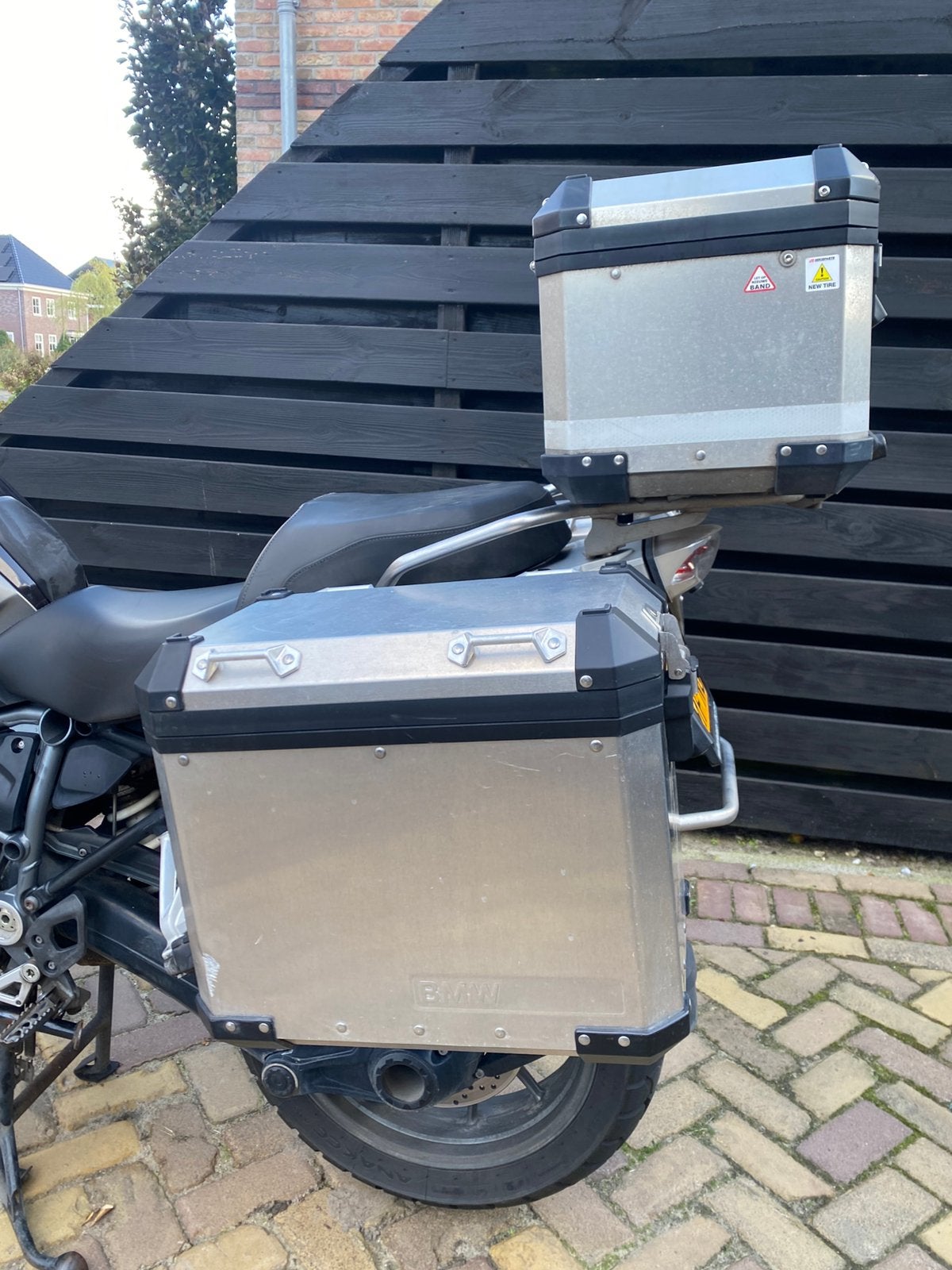 Bmw r1200gs lc adventure kofferset alu aluminium, Ophalen, Gebruikt