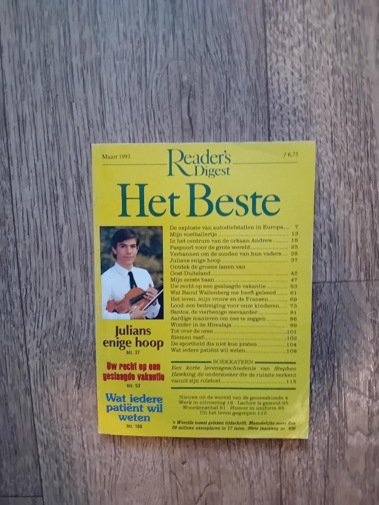 Het Beste - maart 1993, Verzamelen, Ophalen of Verzenden, 1980 tot heden, Nederland, Tijdschrift