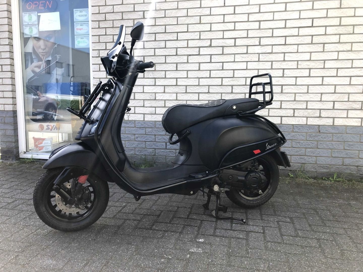 DIKKE VESPA SPRINT S 45KM BROM MAT ZWART BJ2020 7000KM 4-TAK, Onbekend, Onbekend, VESPA