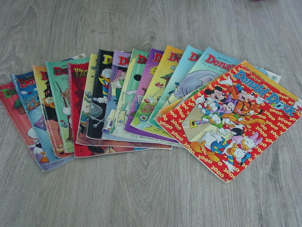 Donald Duck nummers jaargang 2000, Meerdere stripboeken, Ophalen of Verzenden, Gelezen