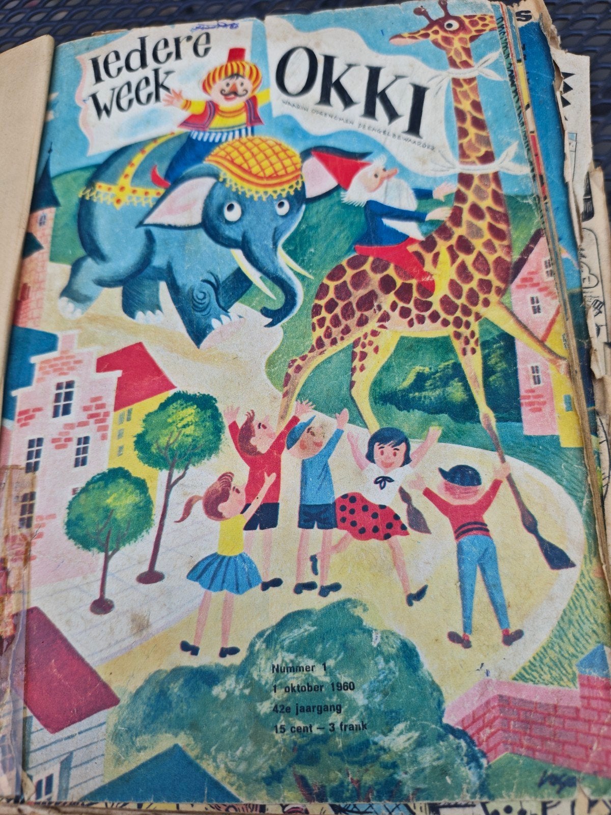 Diverse Okki uit 1960-1961 - Vintage Jeugdblad, Boeken, Ophalen of Verzenden, Gelezen, Overige typen
