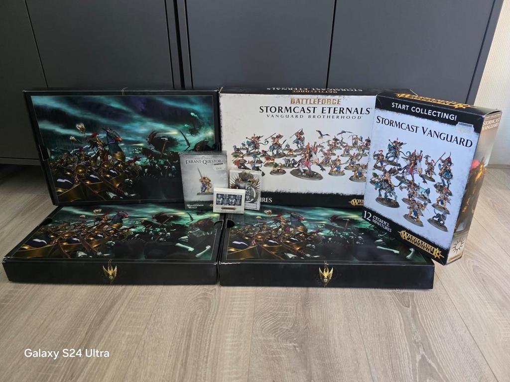 Warhammer Stormcast Eternals Collectie, Hobby en Vrije tijd, Wargaming, Ophalen of Verzenden, Zo goed als nieuw, Warhammer, Figuurtje(s)