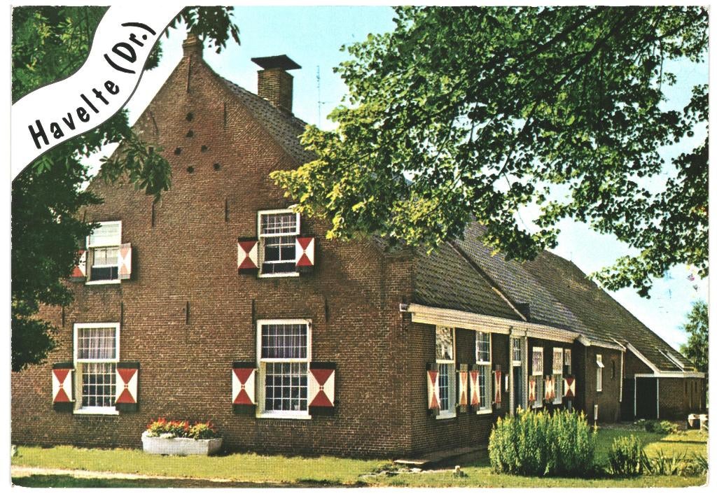 993190 Havelte Drenthe 1974 Gelopen met postzegel _Gel in 82