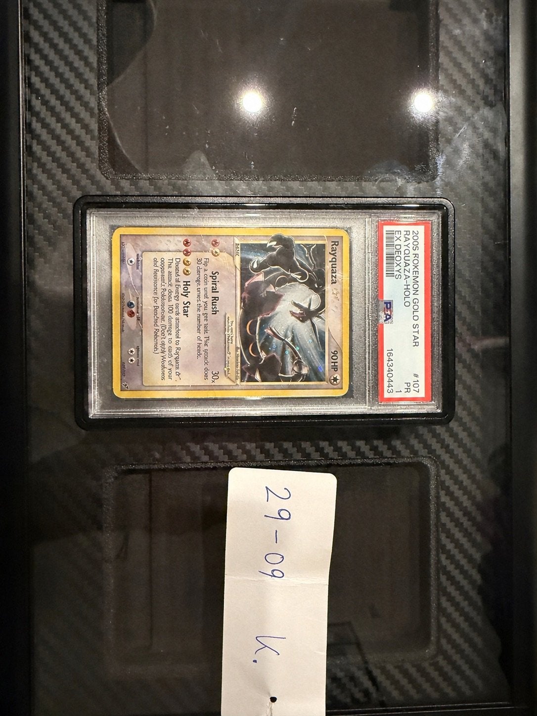 Rayquaza Gold Star EU edition
