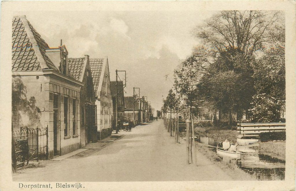 701-180-011 Bleiswijk Dorpstraat, Verzamelen, Ophalen of Verzenden, Voor 1920, Zuid-Holland