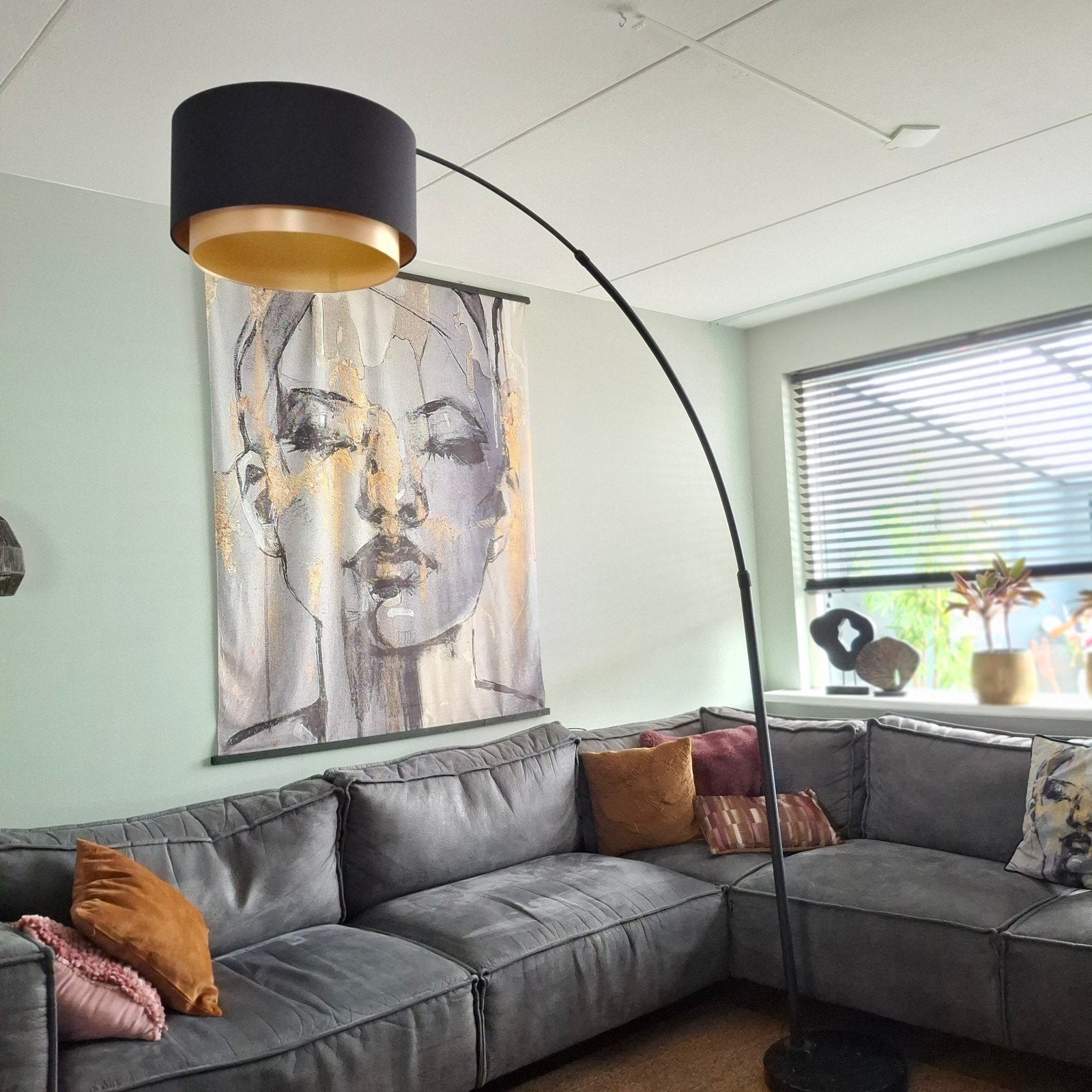 Boog/vloerlamp, Ophalen, Zo goed als nieuw, 150 tot 200 cm