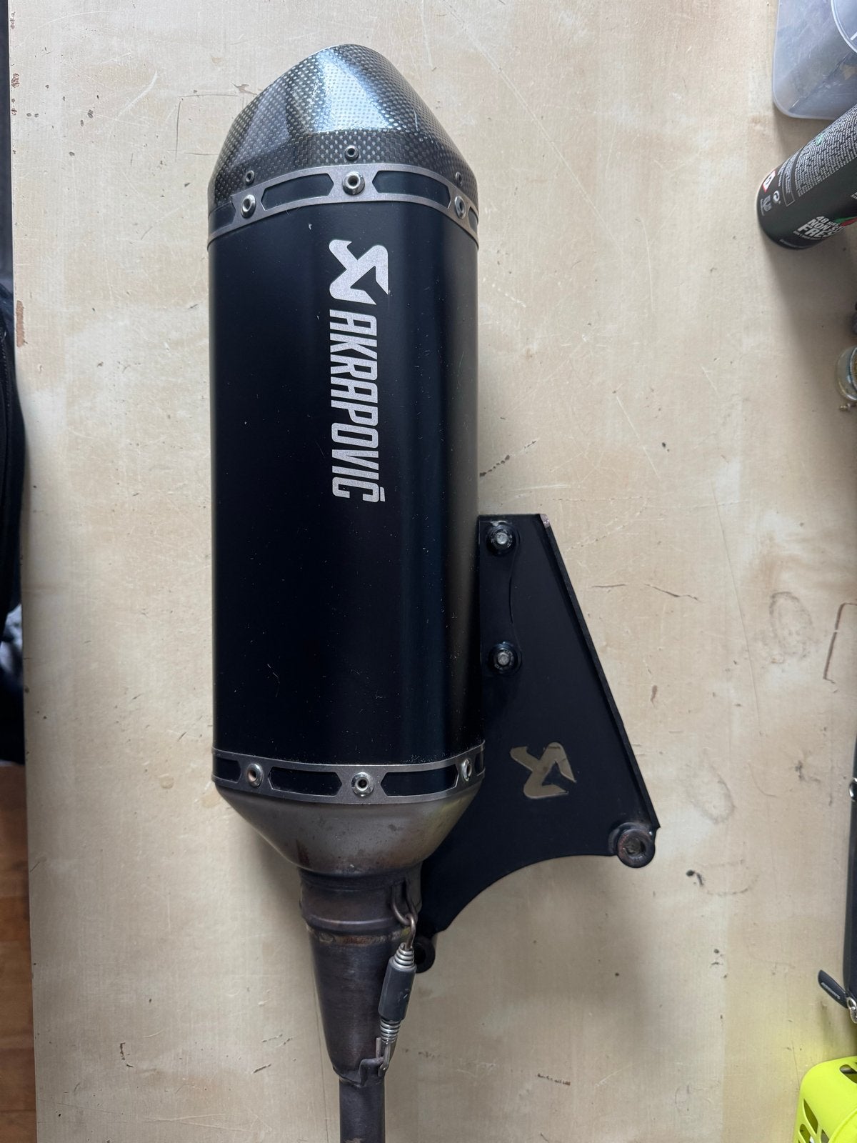 Vespa/Piaggio Akrapovic uitlaat compleet - 2V model, Ophalen, Gebruikt, Uitlaat, Vespa