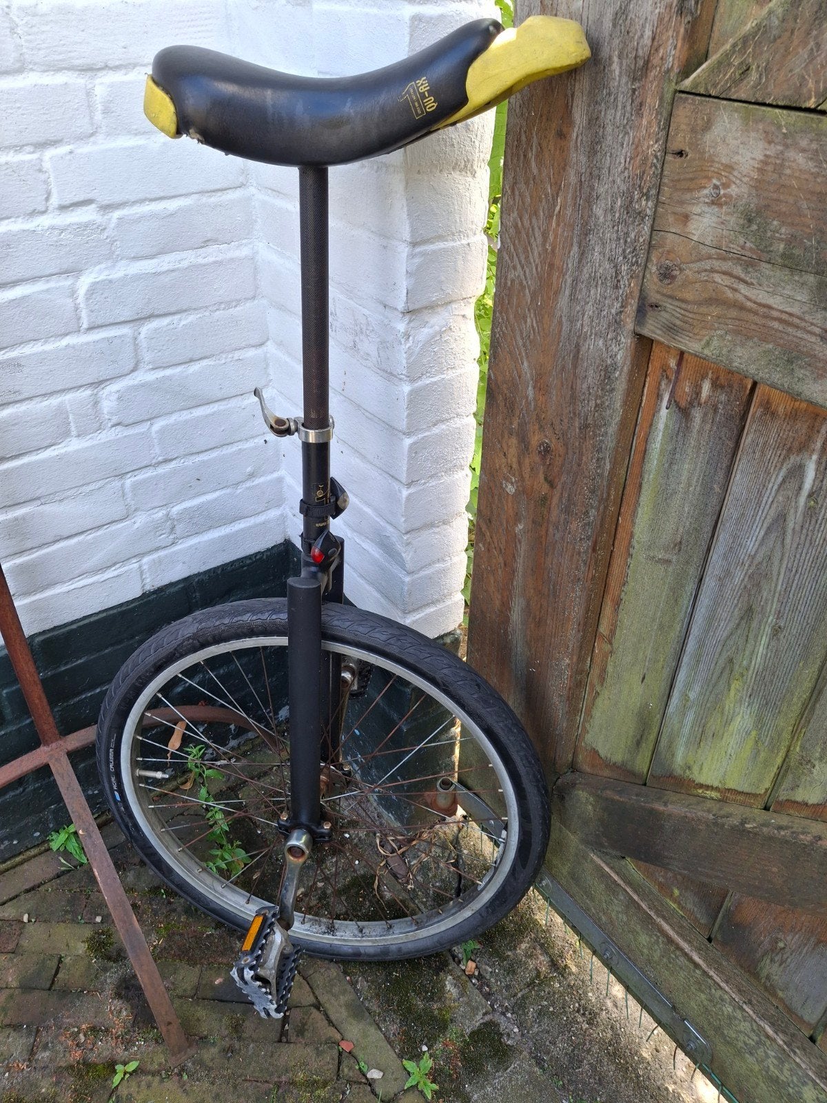 Hoge eenwieler QU-AX voor handig iemand!, Ophalen, Gebruikt