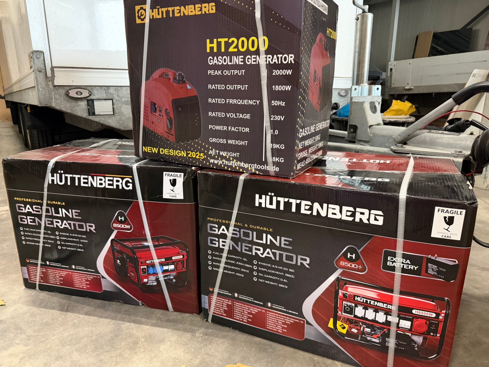 Huttenberg generator noodstroom aggregaat div modellen, Ophalen, Nieuw