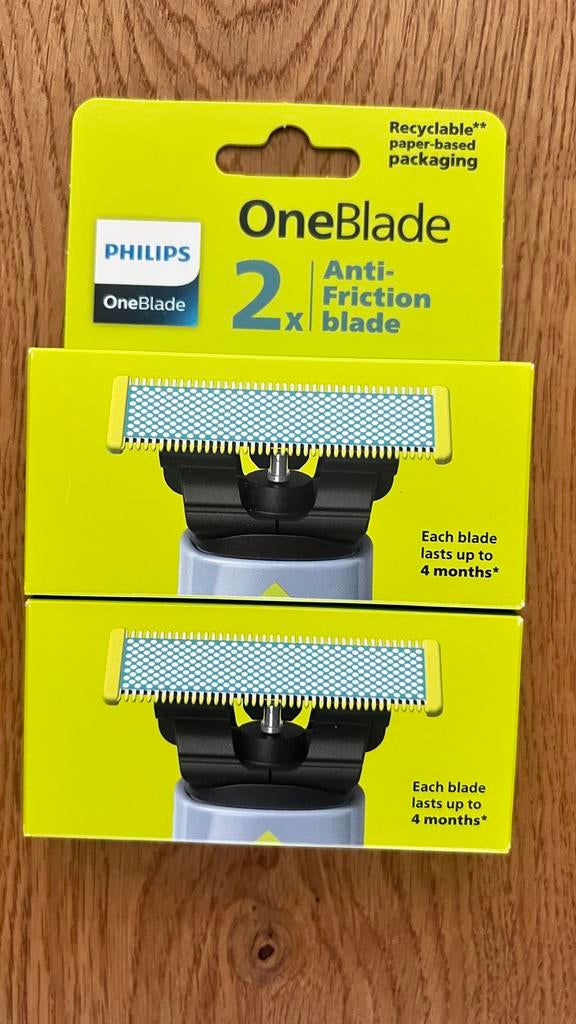 Philips OneBlade mesjes - 4 mesjes, Verzenden, Nieuw