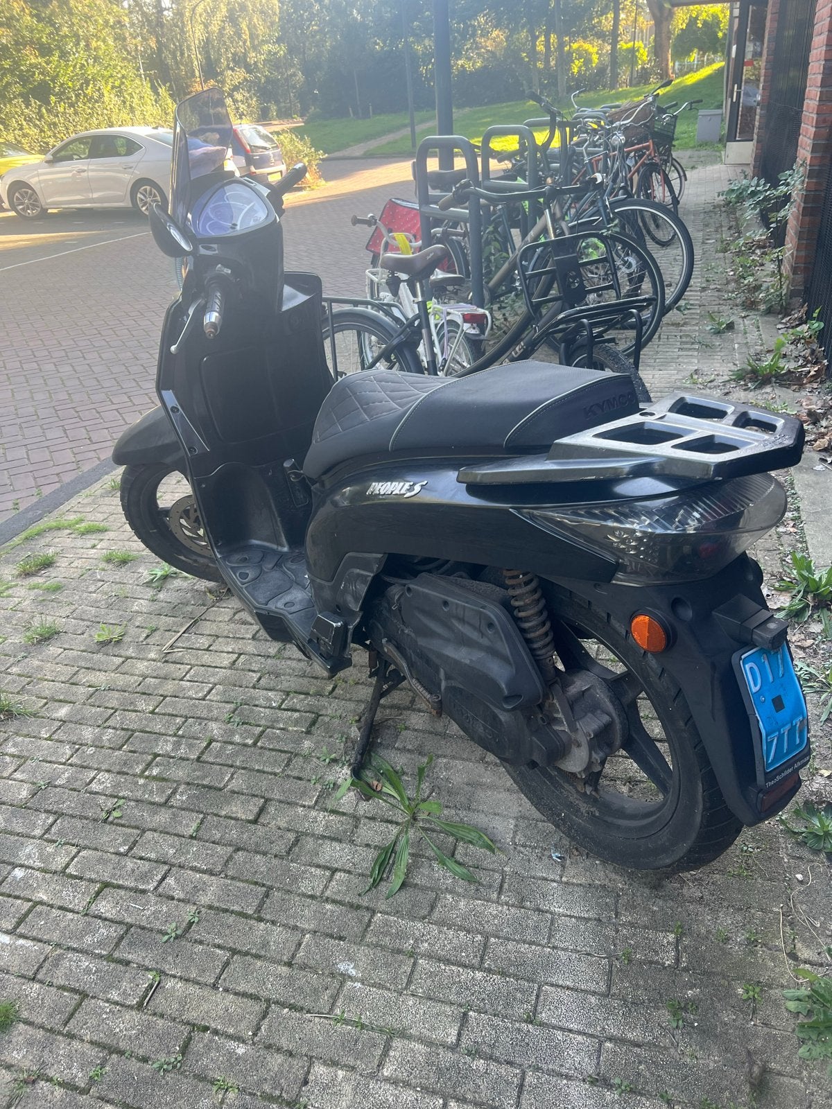 Zwarte Kymco People S Scooter, Ophalen of Verzenden, Gebruikt, Overige typen, Kymco