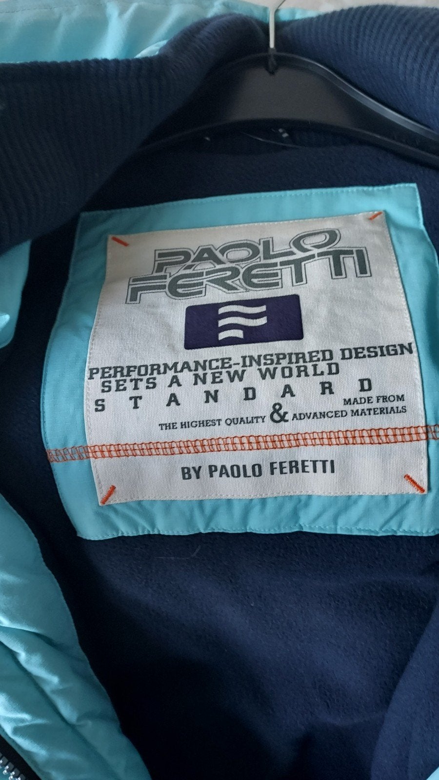 Paolo Feretti Watergear jas -  nieuw, Maat 38/40 (M), Blauw, Ophalen of Verzenden, Zo goed als nieuw