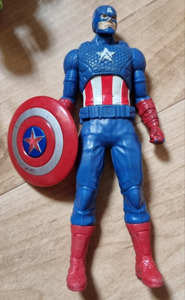 Captain America, Kinderen en Baby's, Speelgoed | Actiefiguren, Ophalen of Verzenden, Zo goed als nieuw