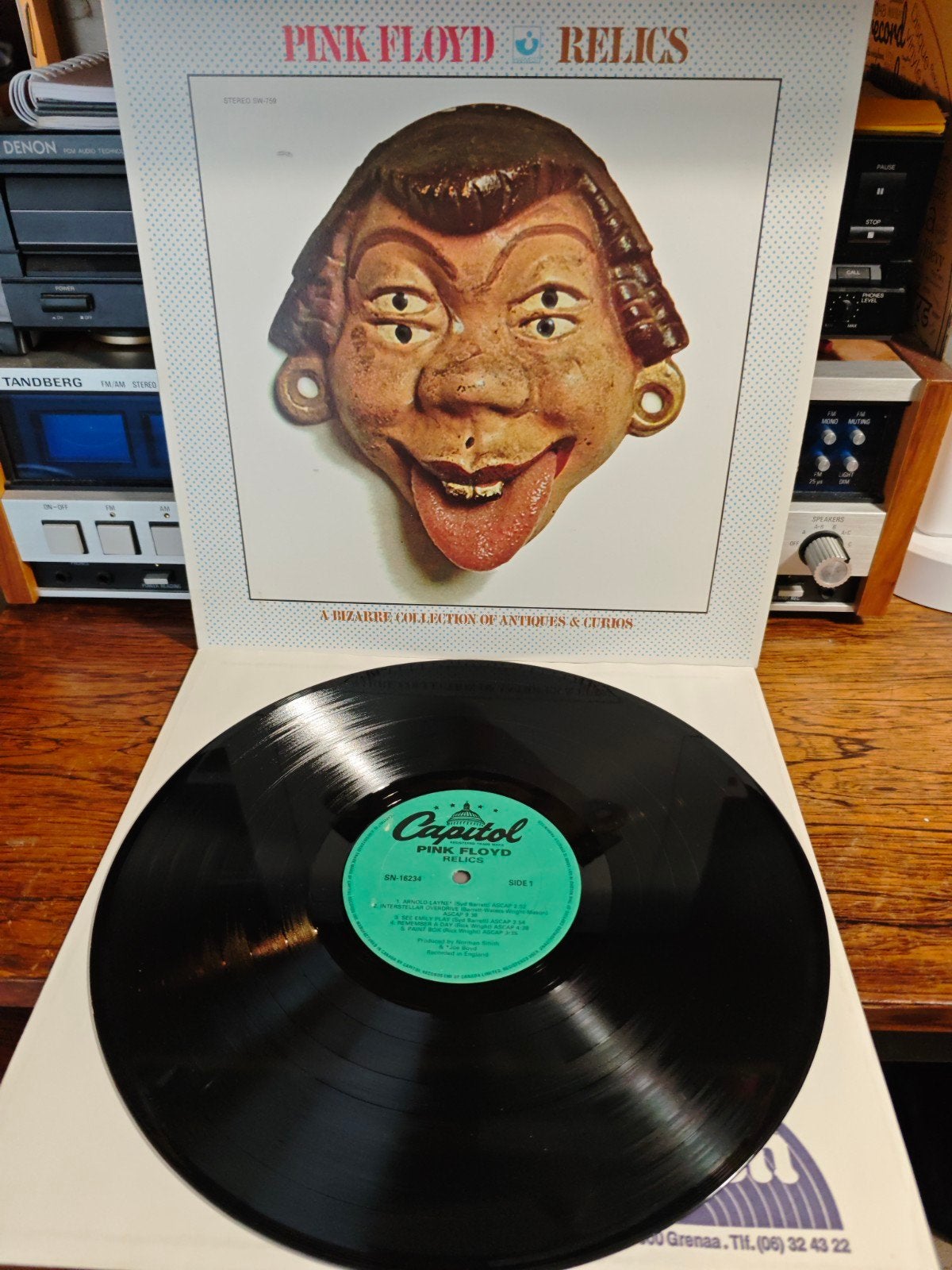 Pink Floyd - Relics LP (Capitol, 1971) - Klassieke Rock, Complilatie, Ophalen of Verzenden, Gebruikt, 12 inch