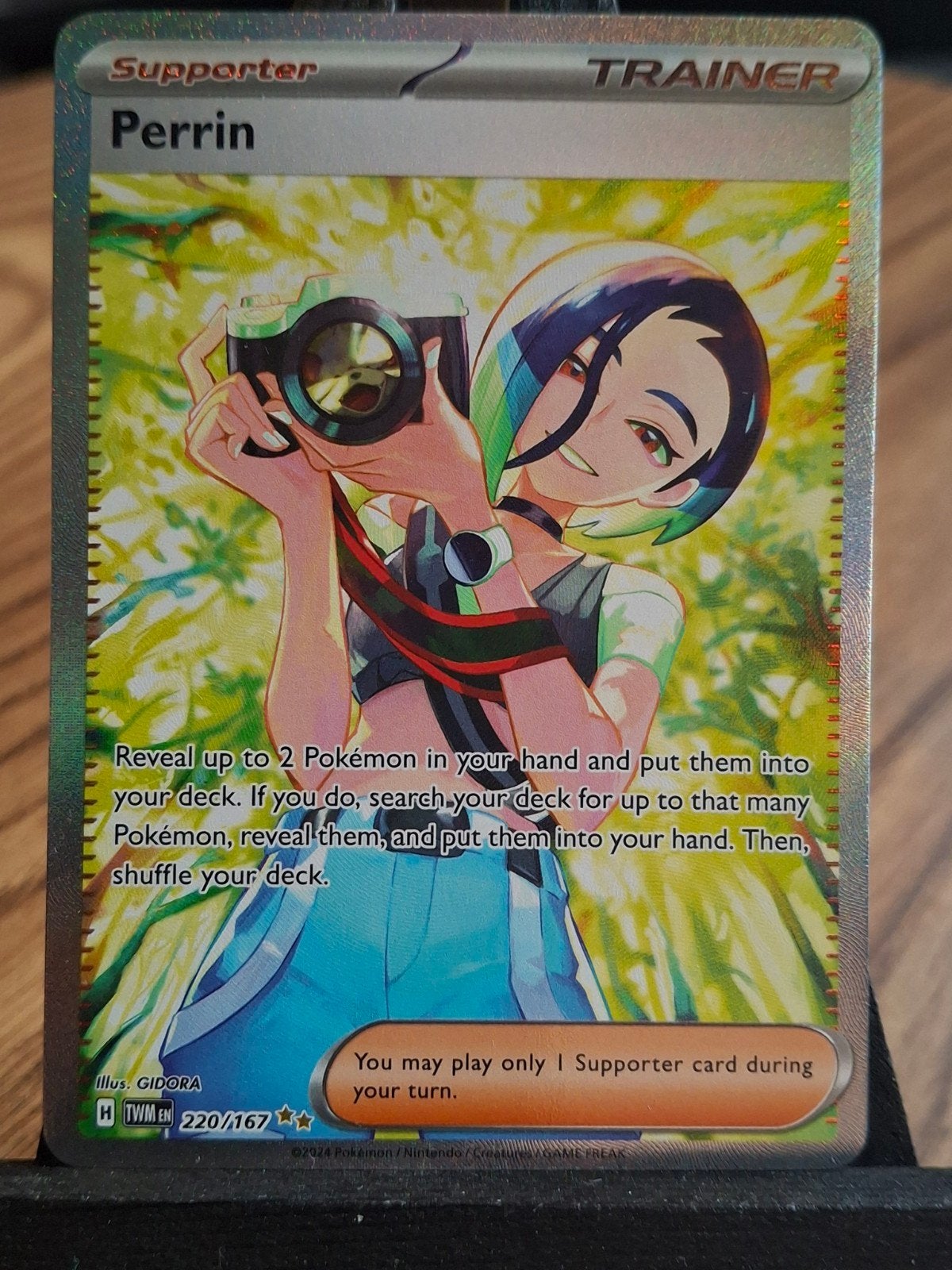 Perrin Full art SIR - Twilight Masquerade 220, Ophalen of Verzenden