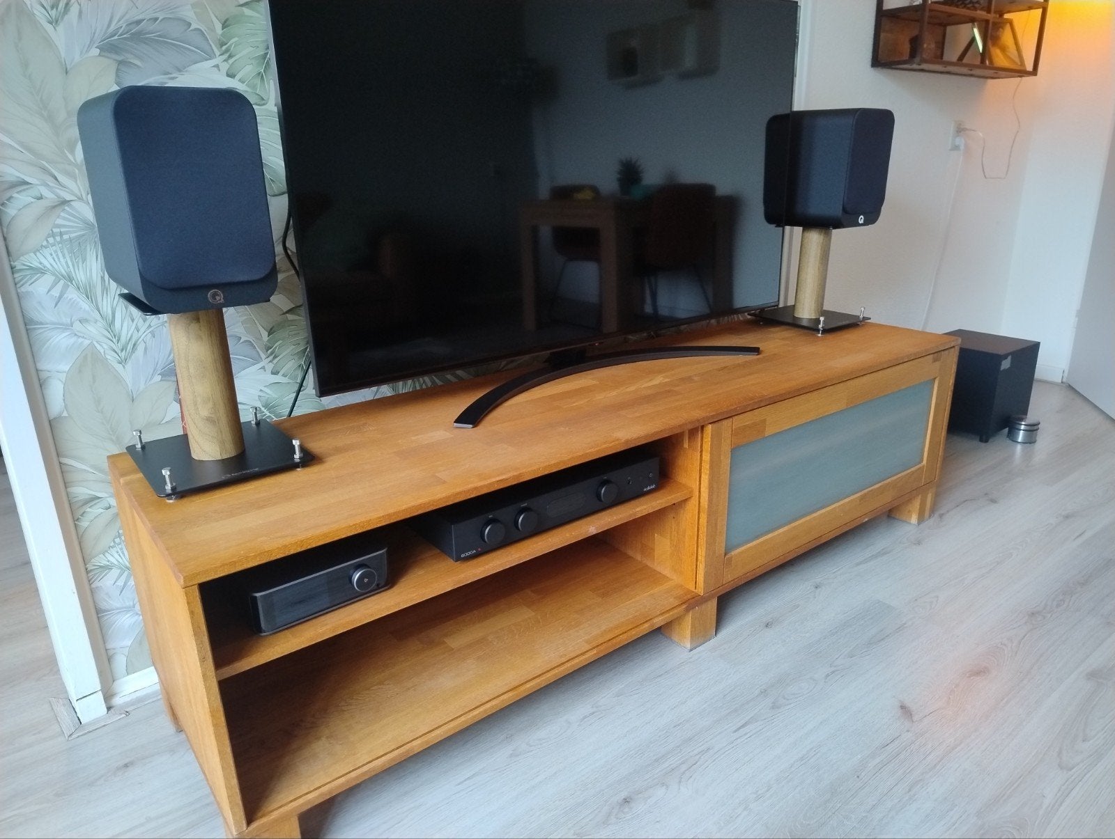 tv kast echt eiken