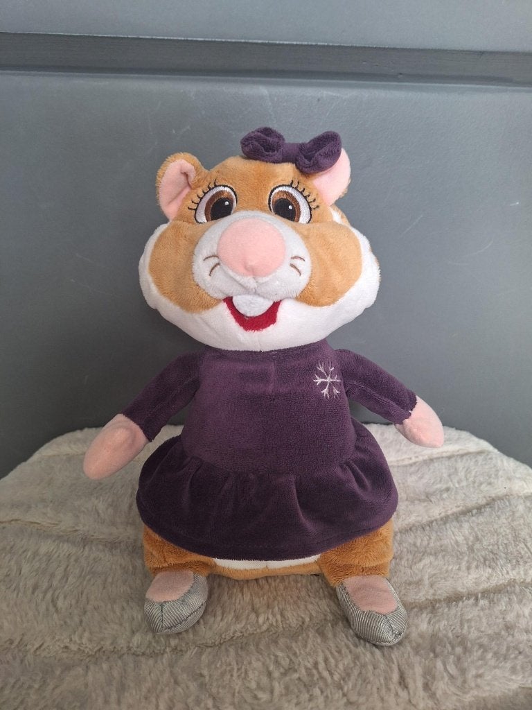 AH hamster kerst meisje met paars jurkje, Albert Heijn, Overige typen, Ophalen of Verzenden, Zo goed als nieuw