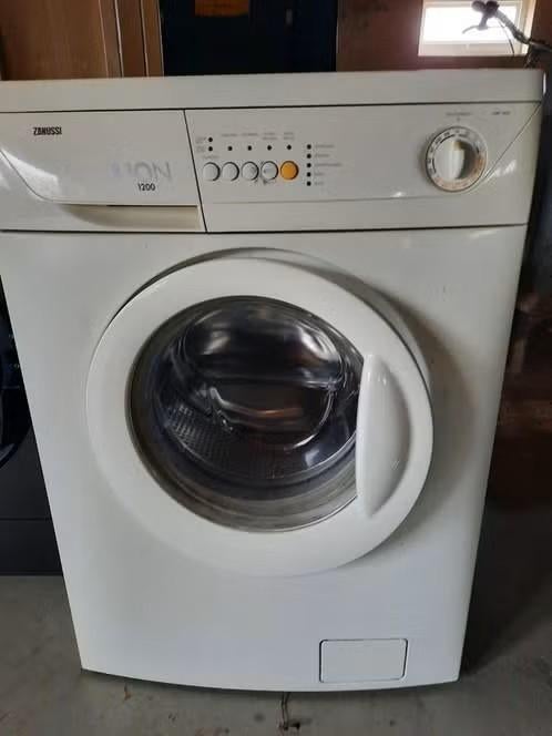 Wasmachine Zanussi, Ophalen, Gebruikt, Voorlader, 85 tot 90 cm